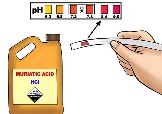 از جوهر نمک برای خنثی سازی و کنترل pH استفاده می شود